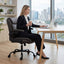 Artiss Executive Office Chair Mid Back Brwon
