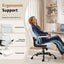 Artiss Executive Office Chair Mid Back White