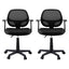 Artiss 2x Mesh Office Chair Computer Gaming Desk Chairs Work Study Mid Back Black