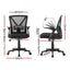 Artiss Mesh Office Chair Mid Back Black