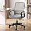Artiss Mesh Office Chair Mid Back Grey