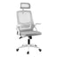 Artiss Ergonomic Office Chair Computer Desk Chairs Headrest Adjustable Grey