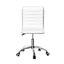 Artiss Office Chair Computer Desk Gaming Chairs PU Leather Low Back White