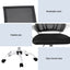 Artiss 2x Office Chair Mesh Computer Gaming Desk Chairs Work Study Mid Back