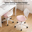 Artiss Ergonomic Office Chair Armless Study Chair Height Adjustable for Girls Boys Teens Pink