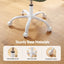 Artiss Armless Office Chair Ergonomic Soft Fleece Height Adjustable Vanity Desk Chair Green