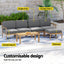 Gardeon 5-Seater Outdoor Sofa Set Wooden Lounge Setting 6PCS