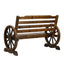 Gardeon Wooden Garden Bench Seat Outdoor Furniture Wagon Chair Patio Lounge