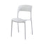 Gardeon 4PC Outdoor Dining Chairs Stackable PP Patio Chair Garden Furniture White