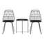 Gardeon 3PC Outdoor Bistro Set Patio Furniture Lounge Chairs Table Garden