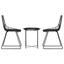 Gardeon 3PC Outdoor Bistro Set Patio Furniture Lounge Chairs Table Garden