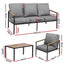 Gardeon 5 Seater Outdoor Sofa Set 4PCS Table Chair Garden Bench Patio Furniture