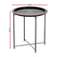 Gardeon Coffee Side Table Steel Outdoor Furniture Indoor Desk Patio Garden