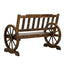 Gardeon Wooden Wagon Wheel Chair