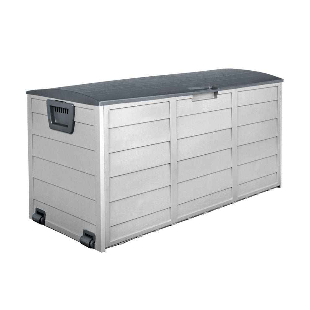 Gardeon 290L Outdoor Storage Box - Grey