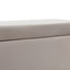Artiss Storage Ottoman Blanket Box Table 97cm Velvet Taupe