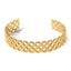 Open lattice gold bangle – Tarnish Proof Jewellery