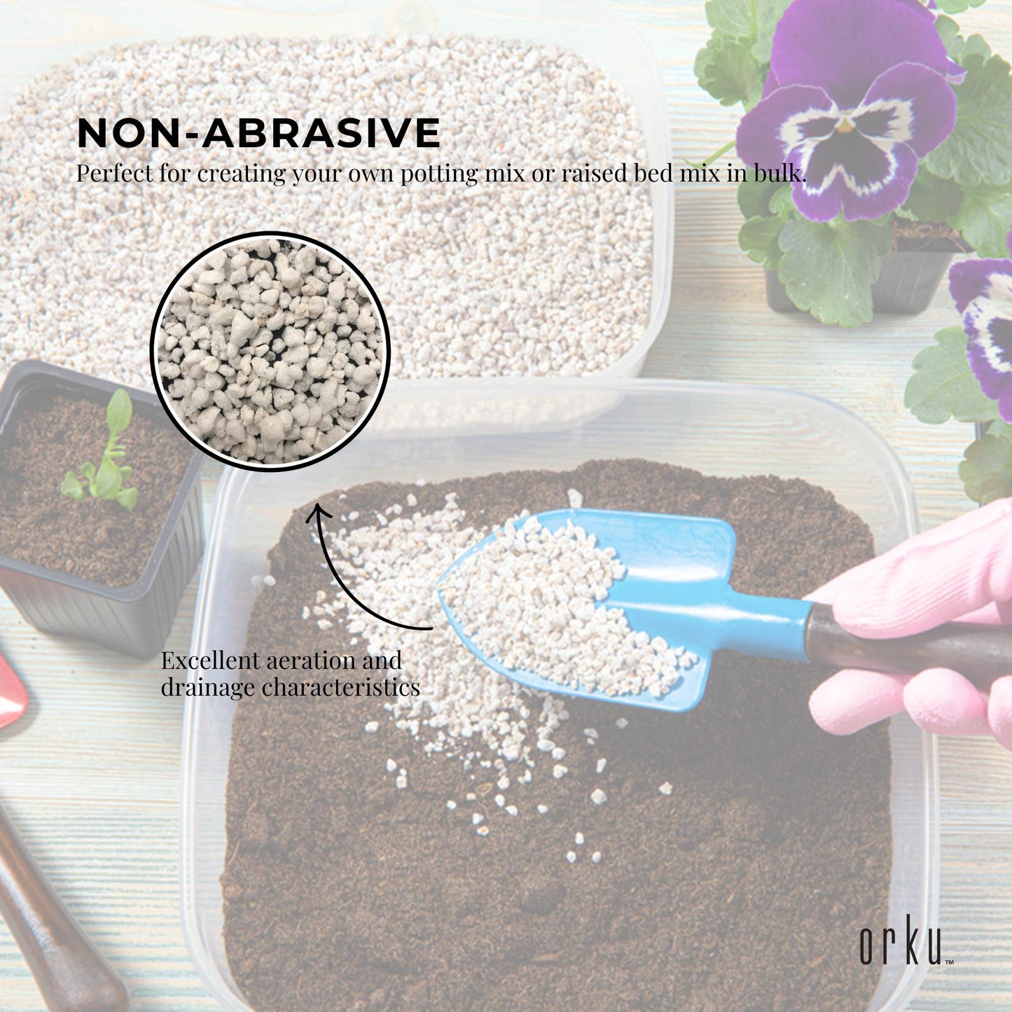 Organic Perlite Super Coarse Premium Soil Expanded Medium Plants Hydroponics Bulk
