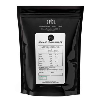 Organic Psyllium Husk Bag - Isabgol Ispaghula Natural Fibre Supplement