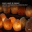 Orku 1-2 Kg Himalayan Pink Salt Lamp - Natural Rock Shape Night Light