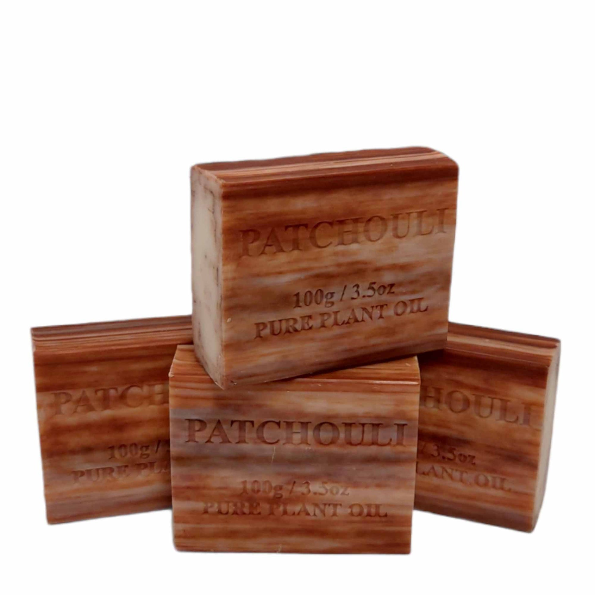 Orku 10 x 100g Patchouli Plant Oil Soap Bars Australian Made