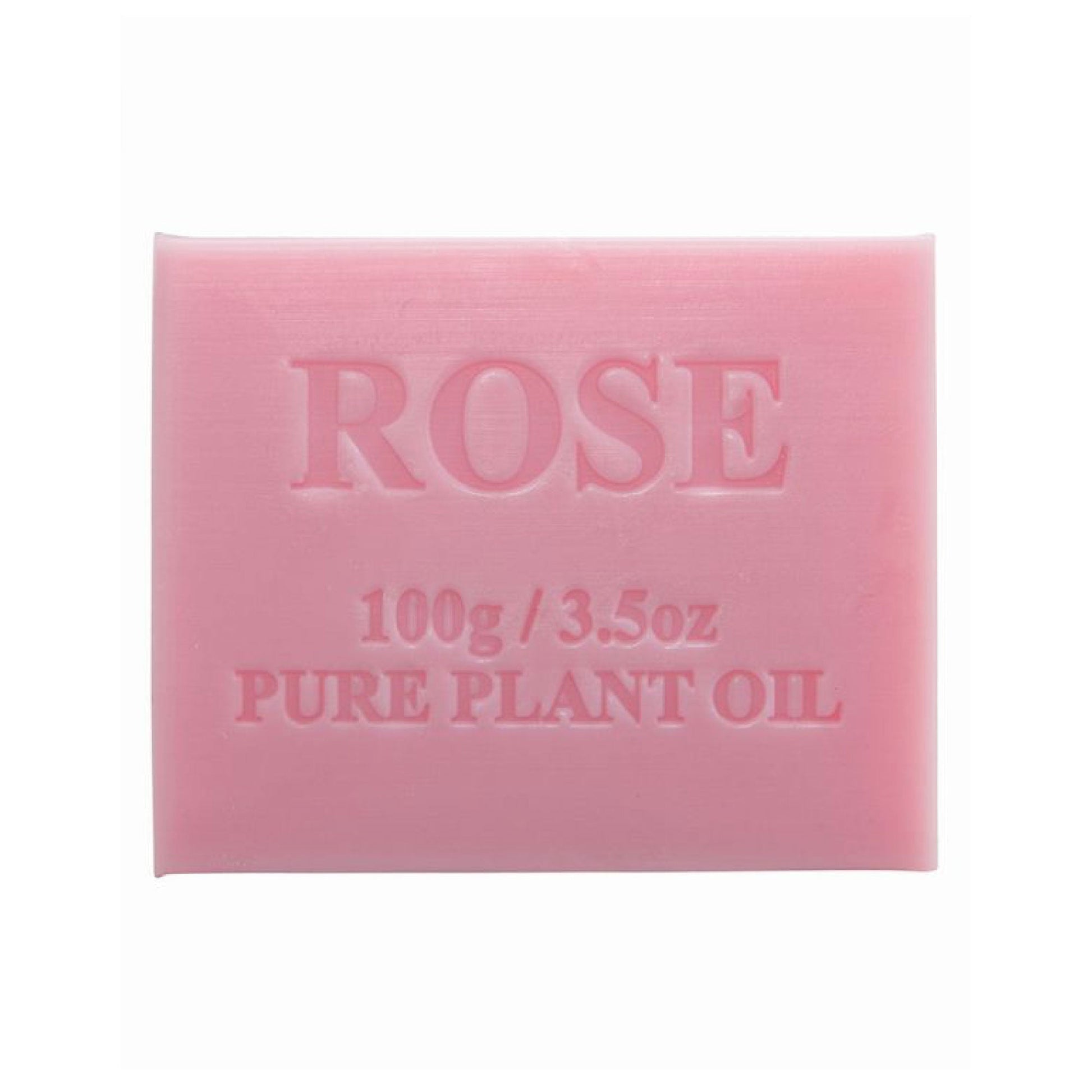 Orku 100 x 100g Rose Plant Oil Soap Bars Australian Made