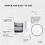 Orku 1000ml Water Flosser Electric Oral Irrigator - Adjustable Pressure White