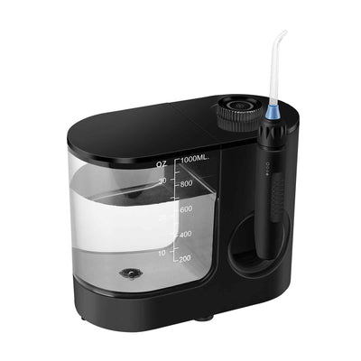 Orku 1000ml Water Flosser Electric Oral Irrigator - Adjustable Pressure Black