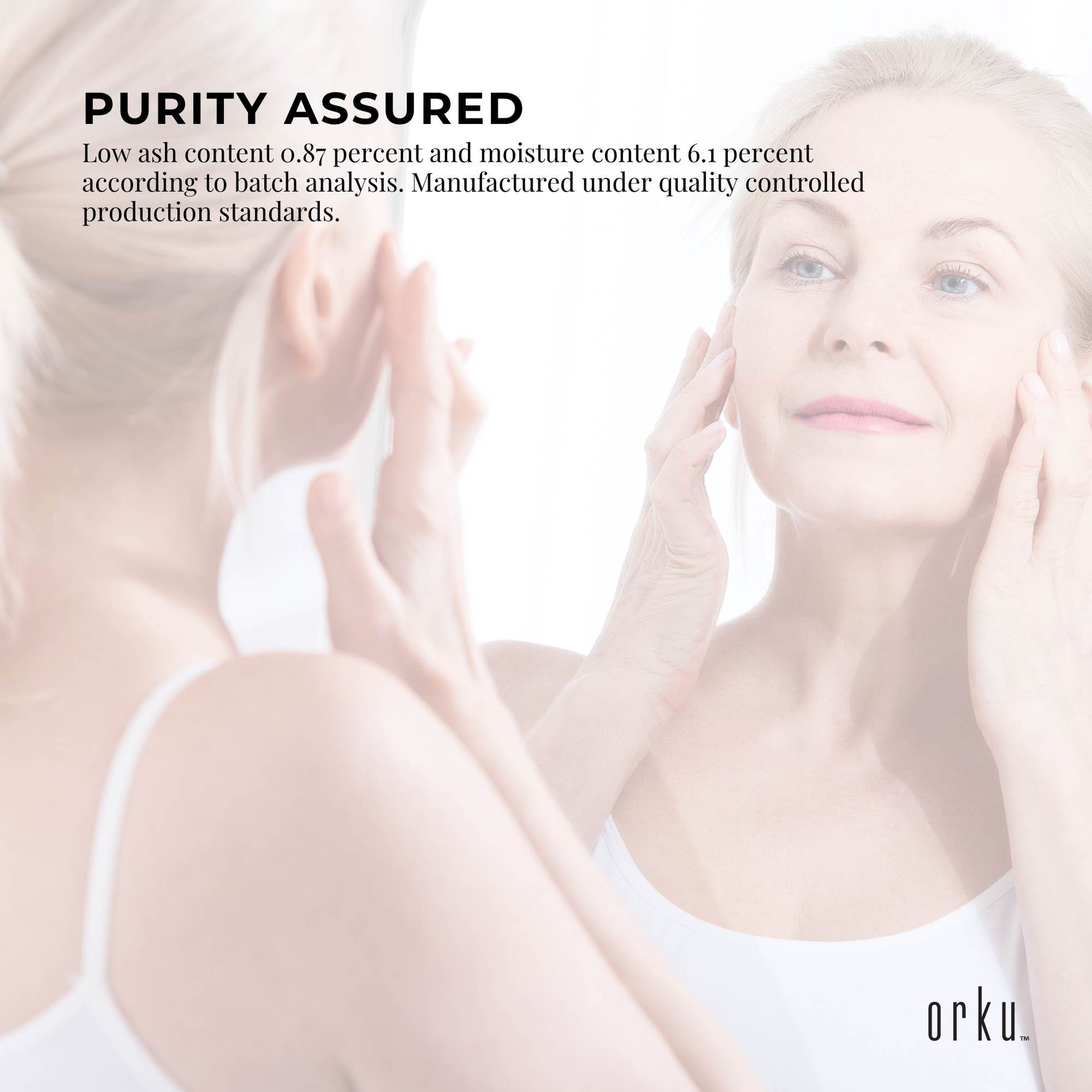 Orku 400g Bovine Collagen Peptides Powder Hydrolysed Protein Unflavoured
