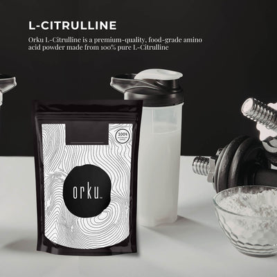 Orku 400g L-Citrulline Powder - Pure Unflavoured Food Grade Amino Acid