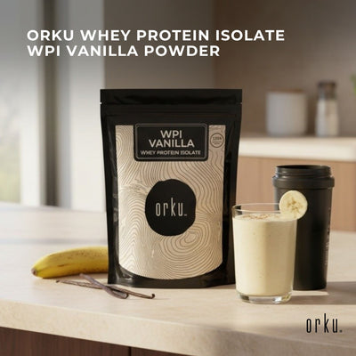 Orku 2Kg Whey Protein Isolate WPI Vanilla Powder
