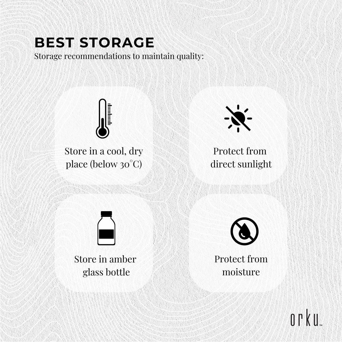 Orku 100ml Castor Oil Cold Pressed Virgin Hexane Free