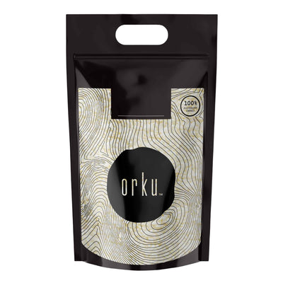 Orku 10Kg Pure Beeswax Pellets White BP Grade Refined Bead - Candle Cosmetic Bulk