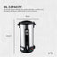 Orku 10L Candle Wax Heater - Core Heating With Tap For Candle Making Silver