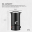 Orku 10L Candle Wax Melter with Tap and Accessories - 220-240V Electric Black