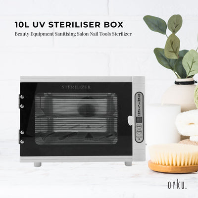 Orku 10L UV Tool Cabinet Beauty Equipment Salon Nail Tool Storage