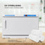 Orku 16L White UV Electric Towel Warmer Steriliser Cabinet Salon Spa Heat Sanitiser