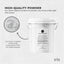 Orku 1Kg Fine Calcium Sulphate Gypsum Powder Tub - Dihydrate Food Grade FCC E516