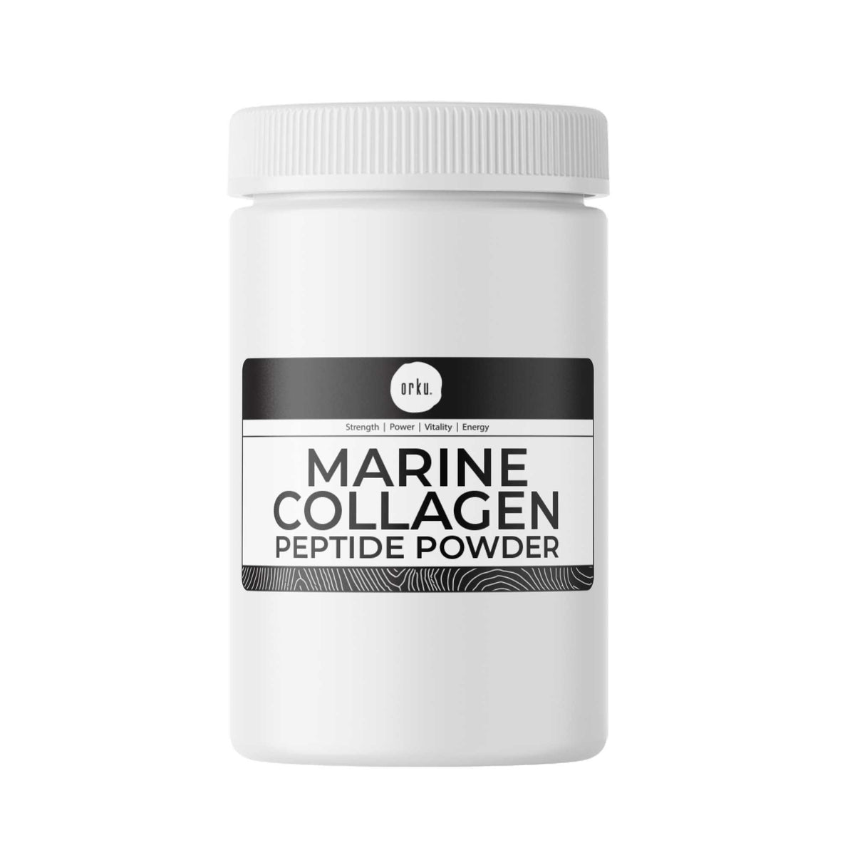 Orku 1Kg Marine Collagen Peptide Powder Jar - Type I Hydrolysed Protein