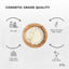 Orku 1Kg Pure Beeswax Pellets White BP Grade Refined Beads - Candle Cosmetic DIY