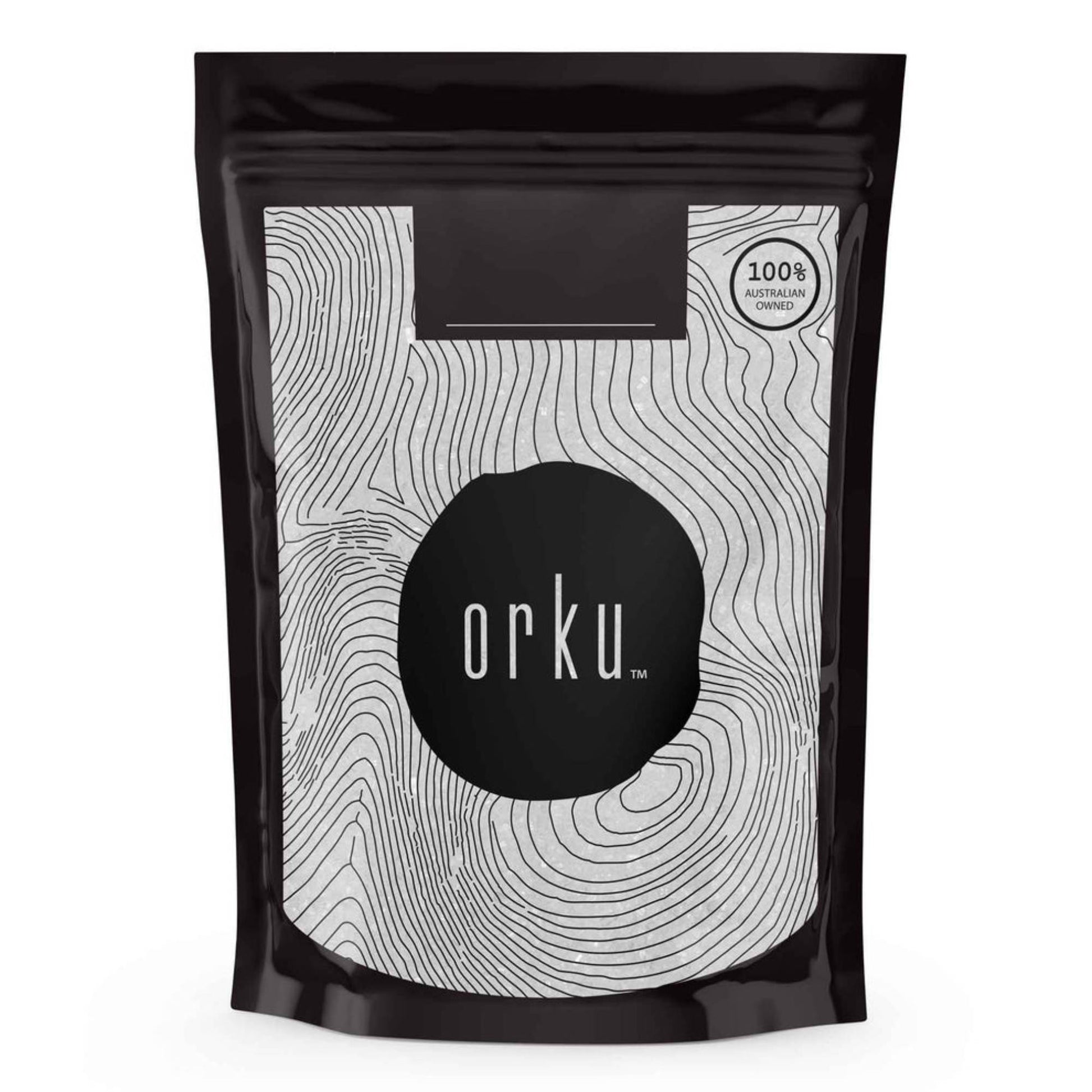 Orku 1Kg USP Epsom Salt Crystals Magnesium Sulphate - Bath Soak Salts