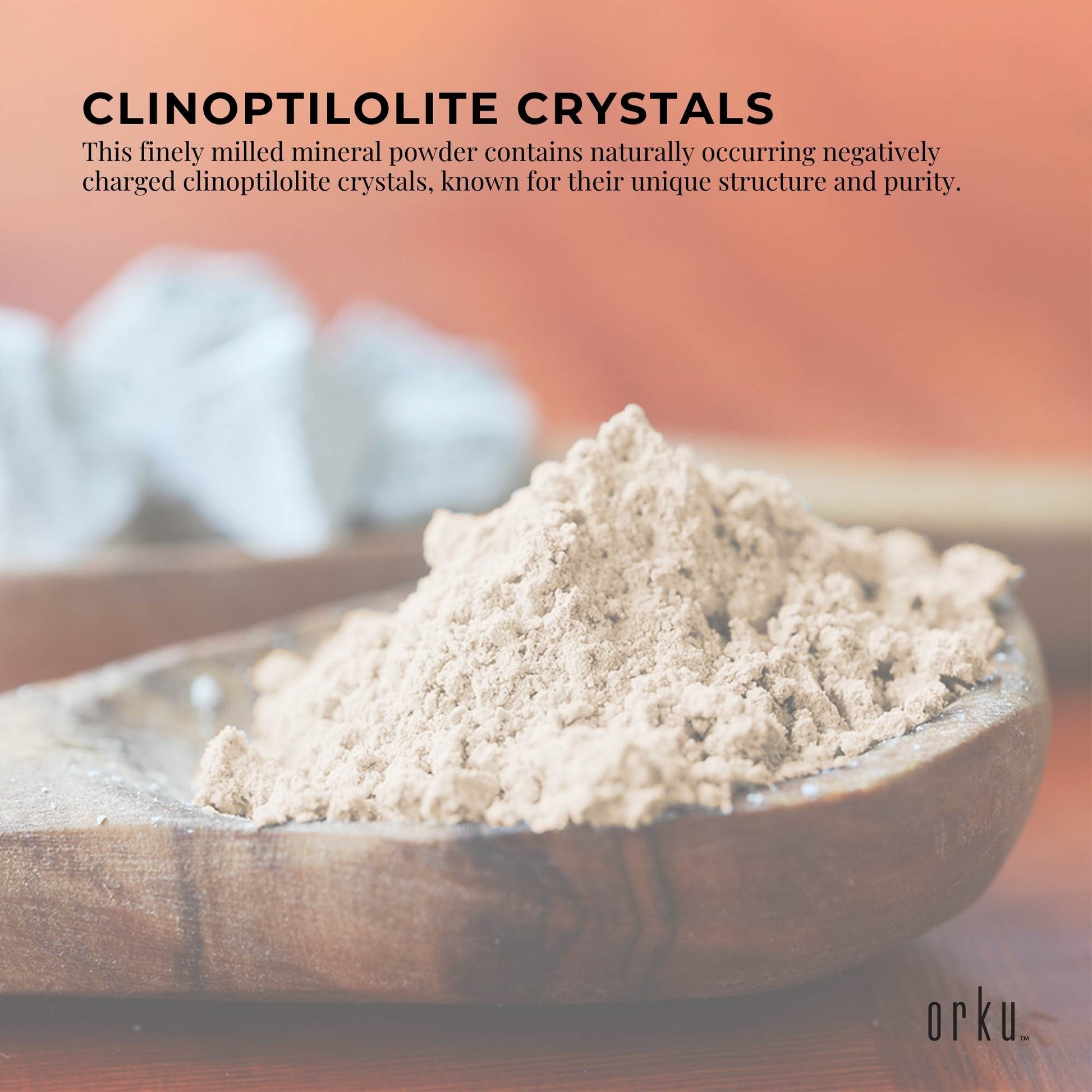 Orku 1Kg Ultrafine Micronised Zeolite Powder - Natural Australian Mineral