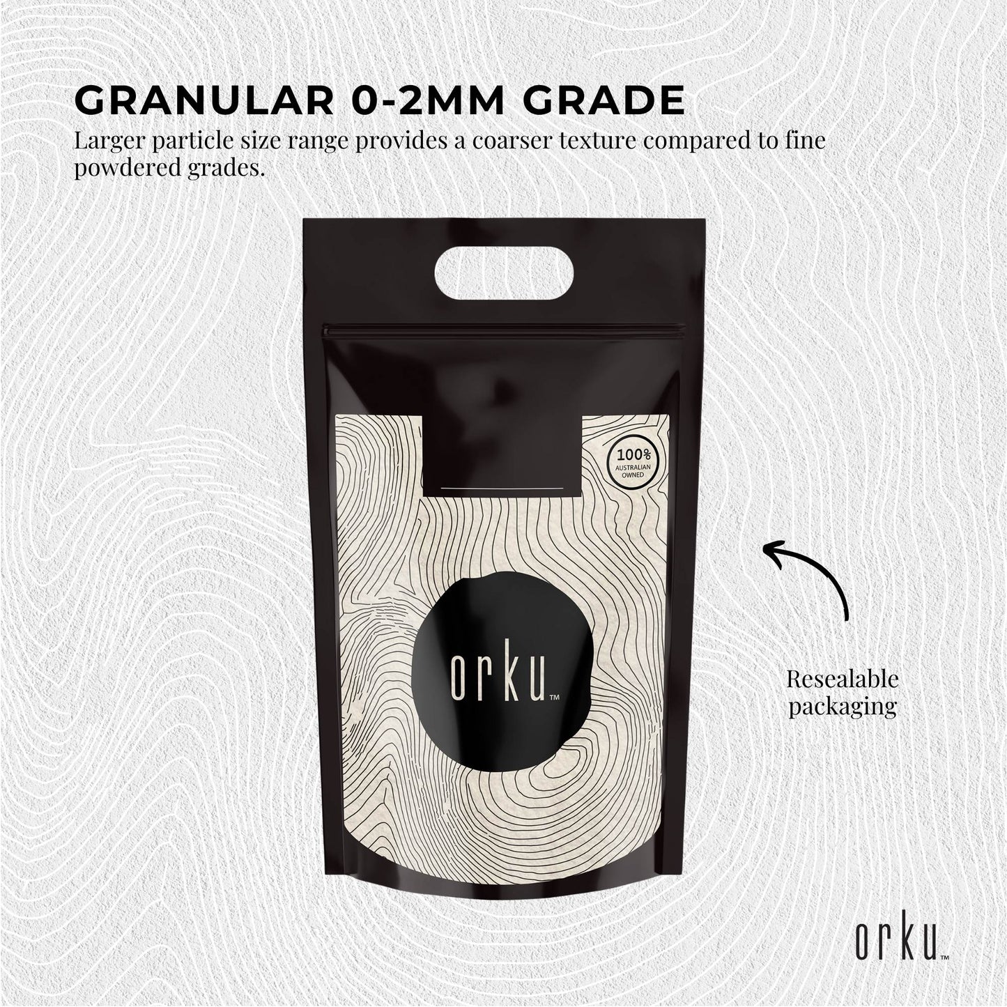 Orku 20Kg Diatomaceous Earth Garden 0-2mm Australian Fossil Shell Flour