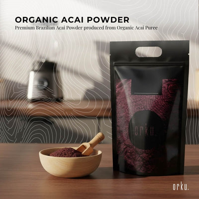 Orku 20Kg Organic Acai Powder Brazilian Berry Smoothie Bowl Ingredient
