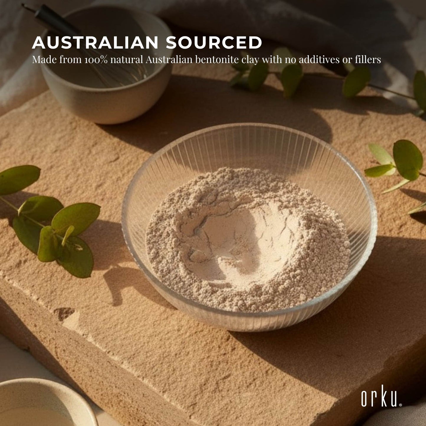 Orku 20Kg Organic Bentonite Clay Powder Cosmetic Grade Montmorillonite
