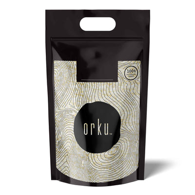 Orku 20Kg Pure Beeswax Pellets White BP Grade Refined Bead - Candle Cosmetic Bulk