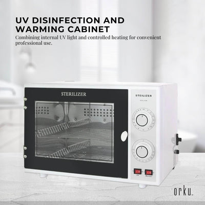 Orku 20L UV Disinfection Cabinet for Salon Beauty Nail Tool Storage