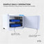 Orku 23L UV Electric Towel Warmer Cabinet Salon Spa White
