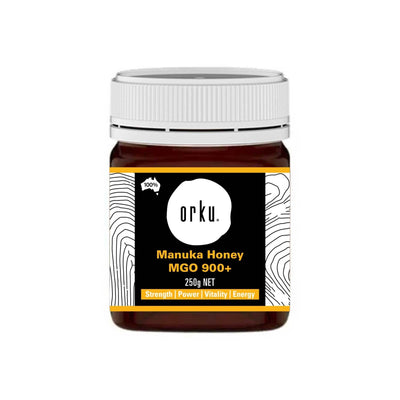 Orku 250g MGO 900+ Australian Manuka Honey - 100% Raw Natural Pure Jelly Bush