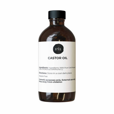 Orku 250ml Castor Oil Cold Pressed Virgin Hexane Free